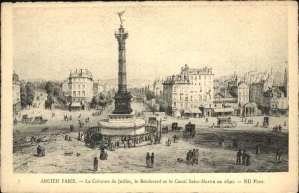 Paris La Colonne de Juillet
Boulevard et Le