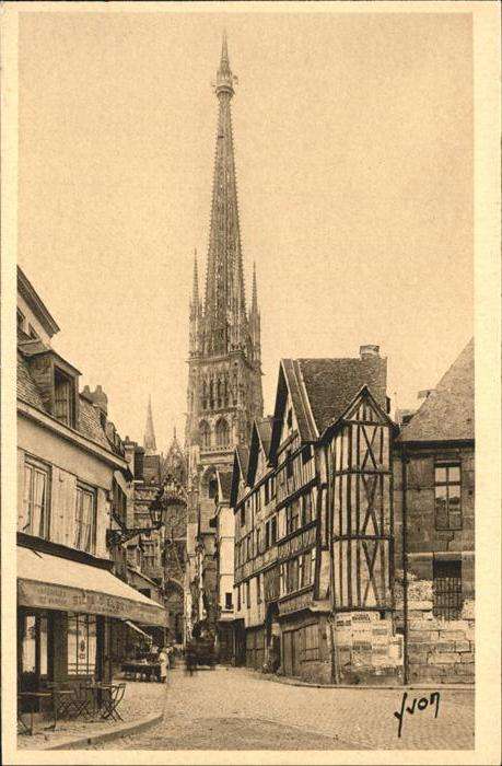 Rouen Vieille maison
Fleche de la cthedrale