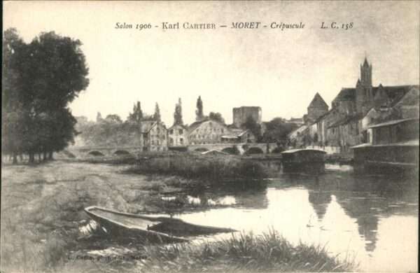 Moret-sur-Loing Crepuscule