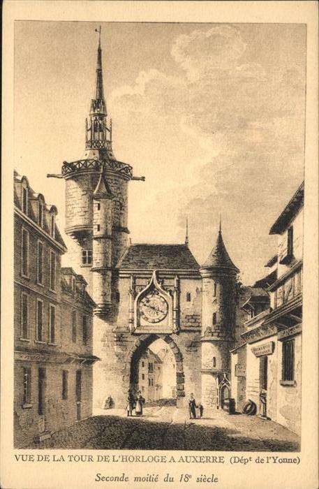 Auxerre Vue de la tour deL_Horloge