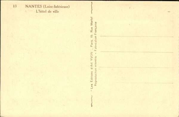 Nantes Loire Atlantique Hotel de Ville – Bild 2