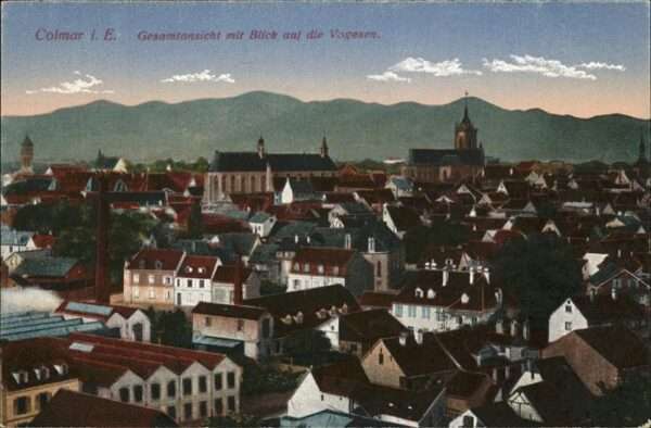 Colmar Haut Rhin Elsass Gesamtansicht
