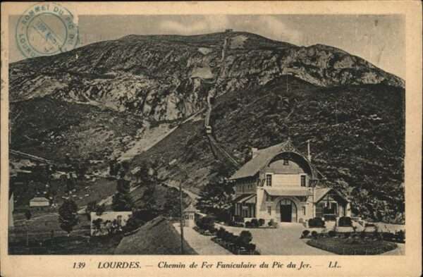 Lourdes Hautes Pyrenees Chemin de Fer funiculaire du Pic du Jer