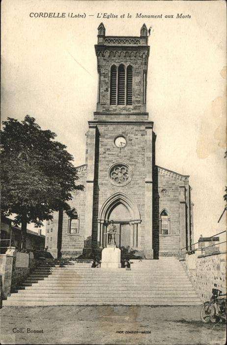 Cordelle Eglise 
Monument aux Morts