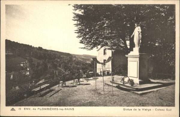 Plombieres-les-Bains Statue de la Vierge