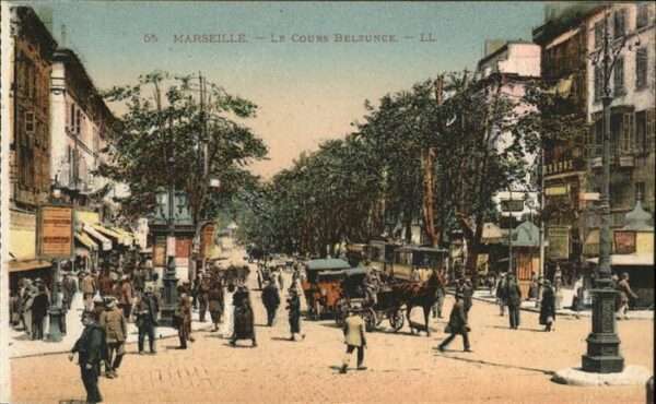 Marseille Bouches-du-Rhone le Cours Belzunge