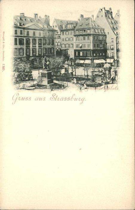 Strassburg Elsass Vue partielle