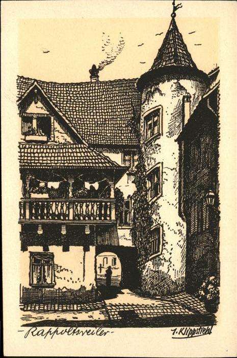 Rappoltsweiler Haut Rhin Elsass Teilansicht