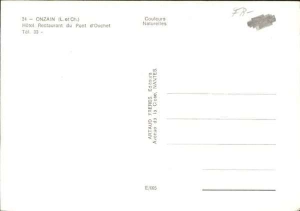 Onzain Hotel Restaurant du Pont d`Ouchet – Bild 2