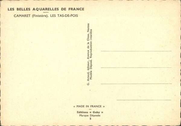 Camaret-sur-Mer Belles Aquarelles de France
Les Tas- d – Bild 2