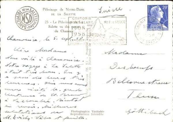 Chamonix Pelerinage de Notre-dame de la Salette – Bild 2