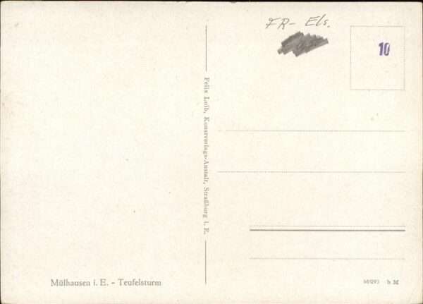 Mulhouse Muehlhausen Teufelsturm – Bild 2