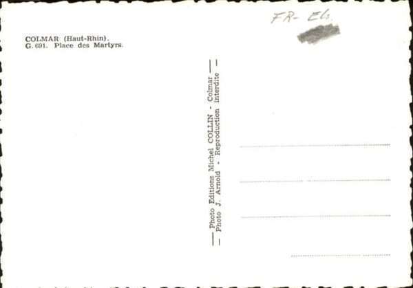 Colmar Haut Rhin Elsass Pllace des Martyrs – Bild 2