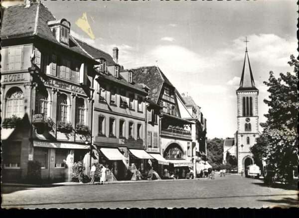 Muenster Haut Rhin Elsass Place du Marche