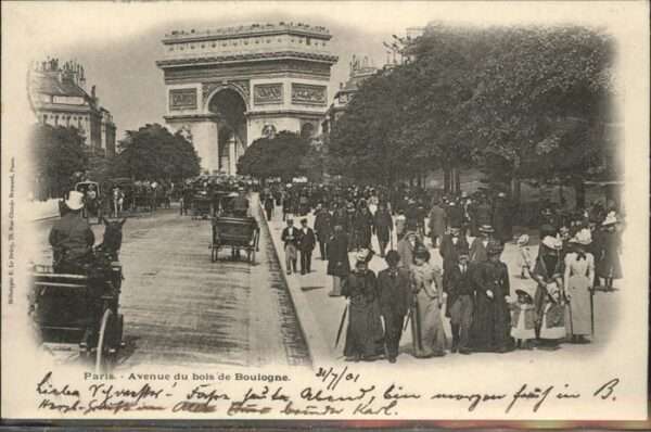 Paris Avenue du Bois de Bologne