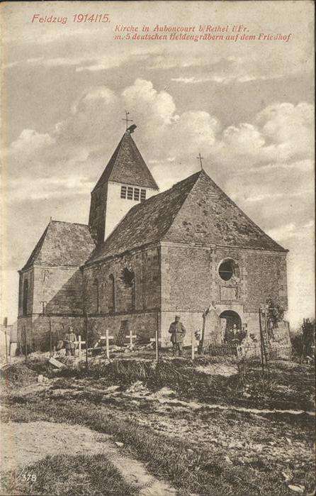 Auboncourt-Vauzelles Feldzug 1914 / 15