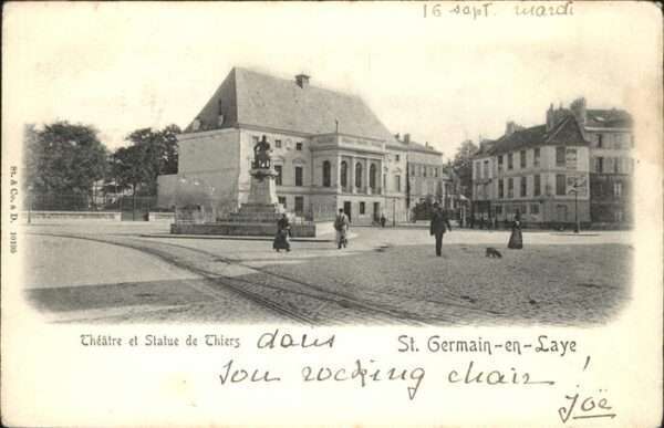 Saint-Germain-en-Laye Theatre et Statue de Thiery