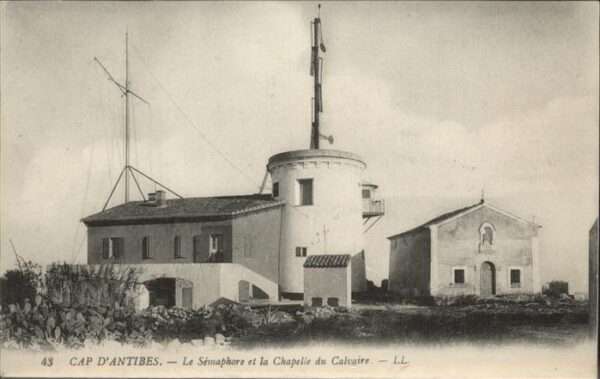 Cap d Antibes Semaphore Chapelle du Calvaire