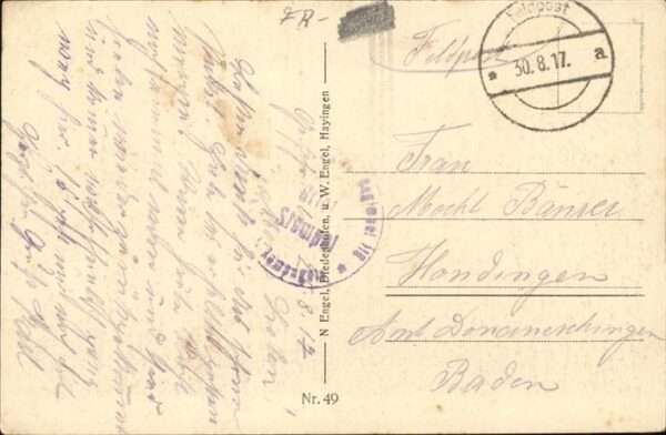 Varennes d Amiens Ruines de guerre – Bild 2