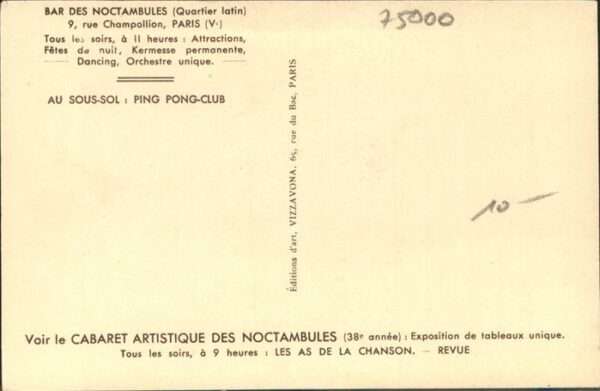 Paris Bar des Noctambules – Bild 2