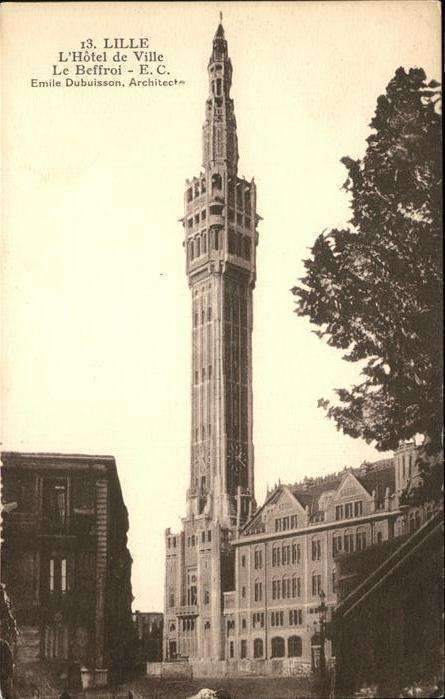Lille Nord Hotel de Ville Le Beffroi