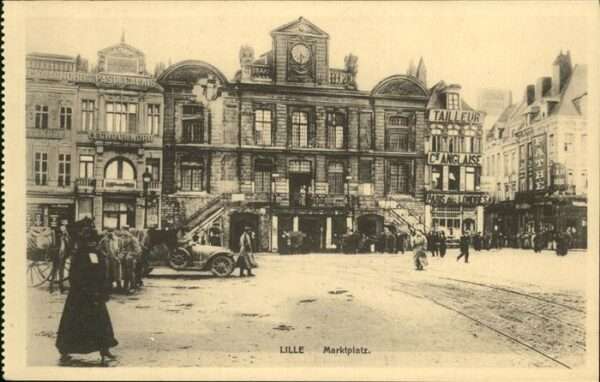 Lille Nord Marktplatz Pferd