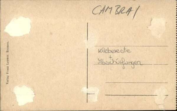 Cambrai Waffenplatz Kutsche – Bild 2