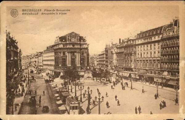 Bruxelles Bruessel Place de Brouckere Strassenbahn
