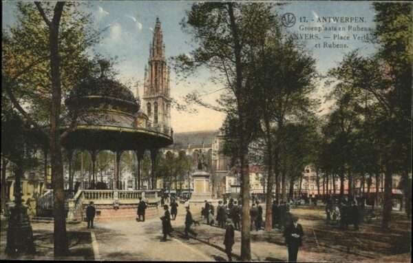 Antwerpen Anvers Place Rubens