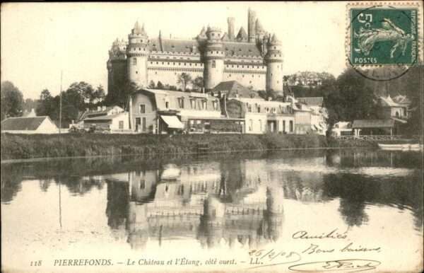 Pierrefonds Oise Chateau Etang