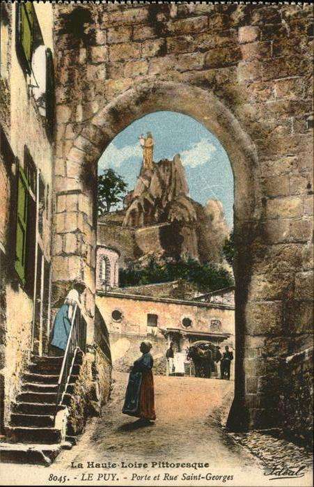 Le Puy-en-Velay Porte Rue Saint Georges