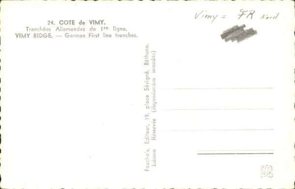 Vimy German Front Line – Bild 2