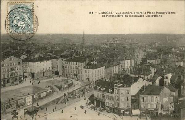 Limoges Place Haute Vienne Boulevard Louis Blan