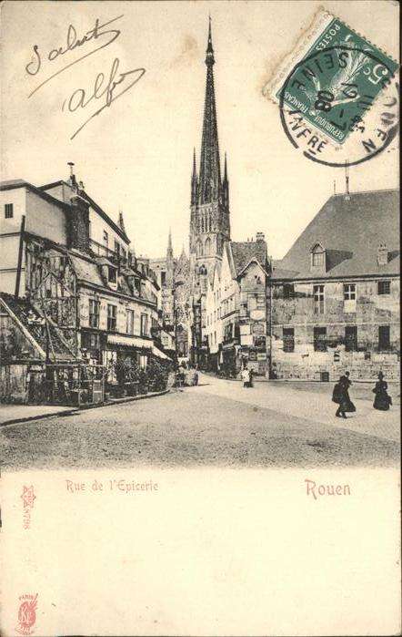 Rouen Rue de Epicerie