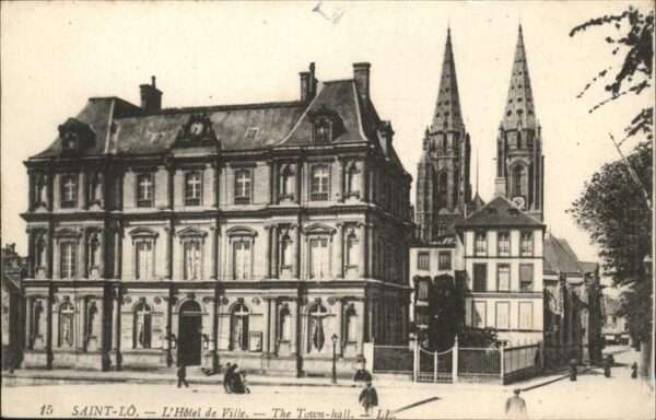 Saint-Lo Manche Hotel de Ville Town Hall