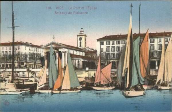 Nice Alpes Maritimes Port Eglise Bateaux de Plaisance