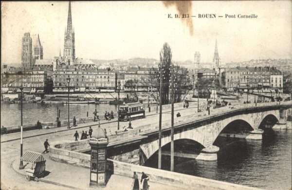 Rouen Pont Corneille Strassenbahn