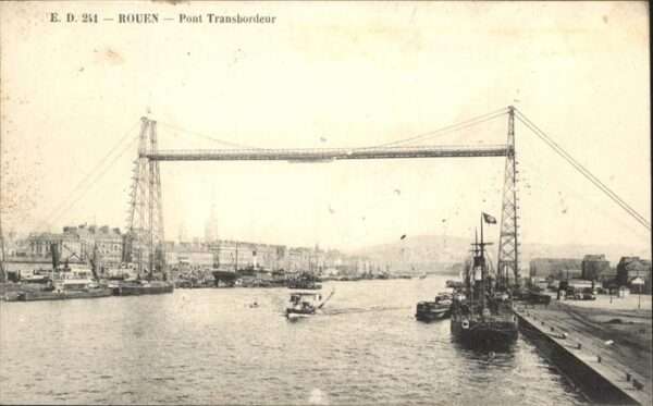 Rouen Pont Transbordeur Schiff