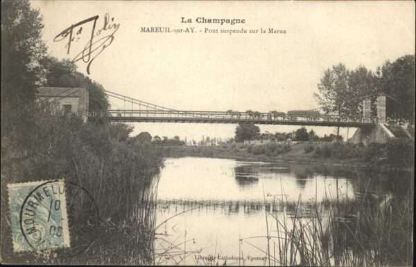 Mareuil-sur-Ay Pont Pferd