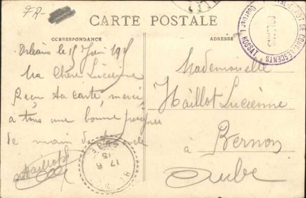 Orleans Loiret Statue Jeanne d Arc Strassenbahn Kutsch – Bild 2