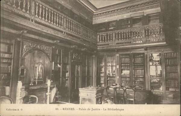 Rennes Ille-et-Vilaine Palais Justice Bibliotheque