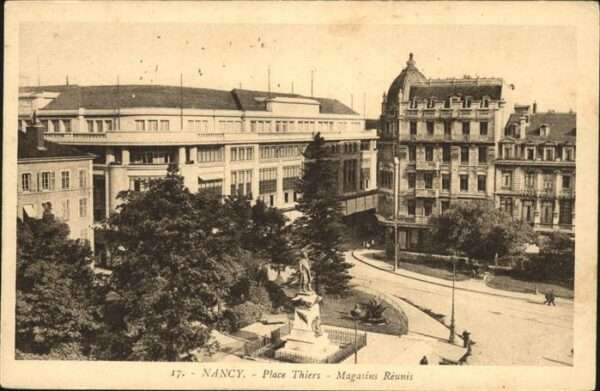 Nancy Lothringen Place Thiers Magasins Reunis