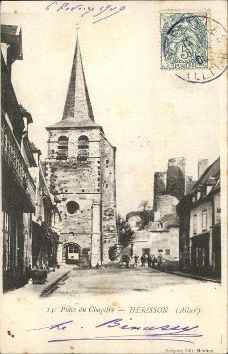 Herisson Allier Place Chapitre