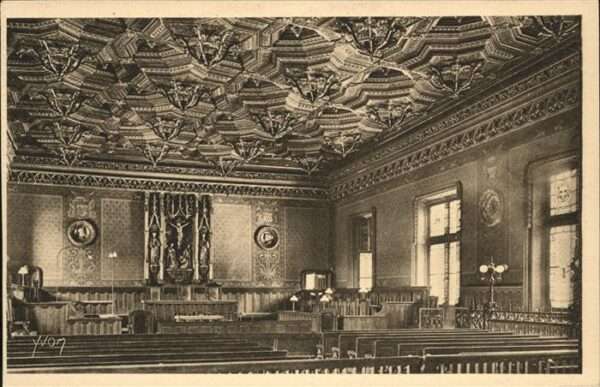 Rouen Palais Justice Salle Seances Parlement