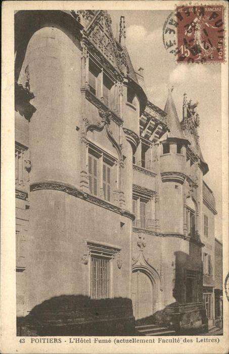 Poitiers 86 Hotel Fume