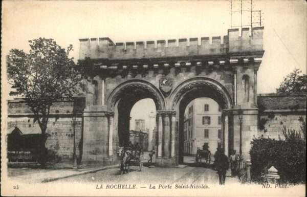 La Rochelle Charente-Maritime Porte Saint Nicolas Kutsche
