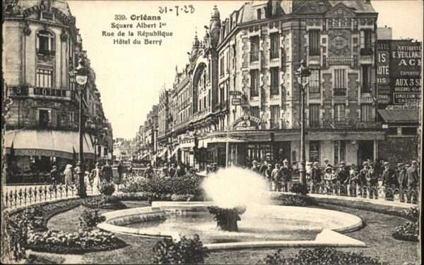 Orleans Loiret Square Albert Rue de Republique Hotel d