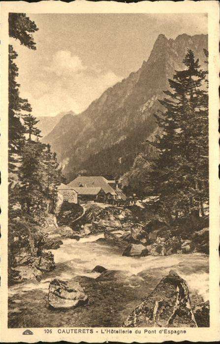 Cauterets Hotellerie Pont Espagne