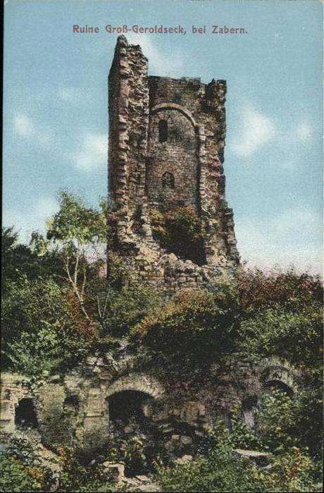 Zabern Saverne Ruine Gross Geroldseck
