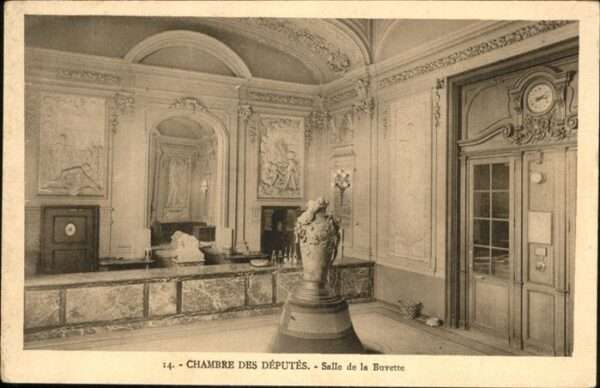 Paris Chambre des Deputes Salle de la Buvette